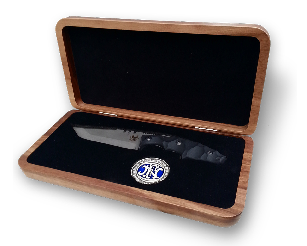 Solid Walnut Knife Box with Custom Foam Insert Moslow Wood Products
