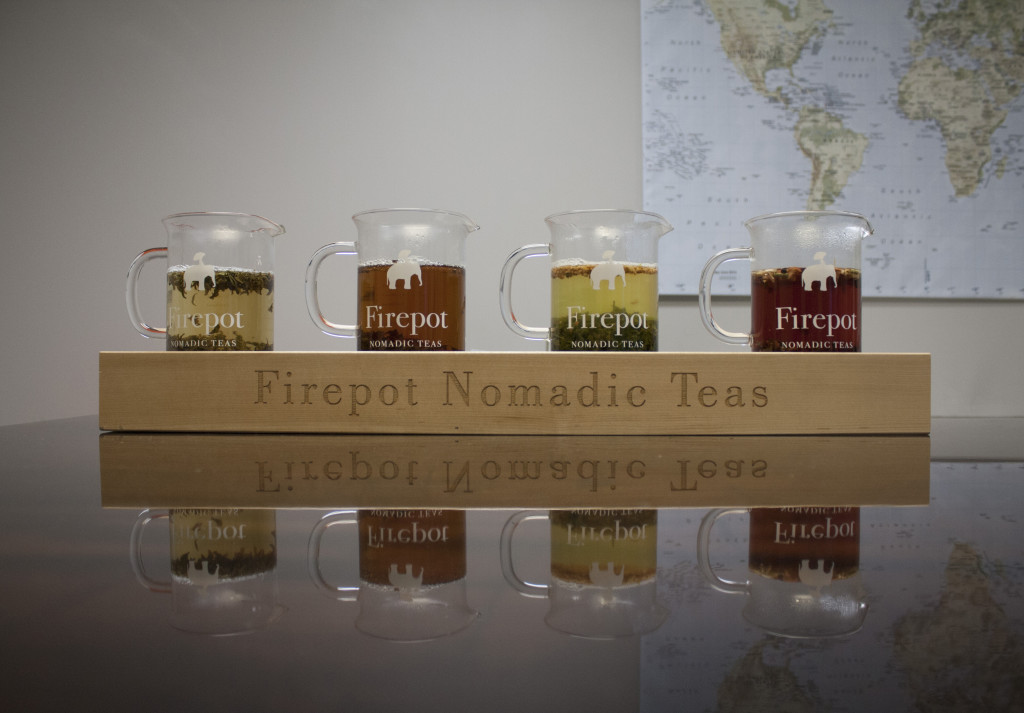 retail tea stand display
