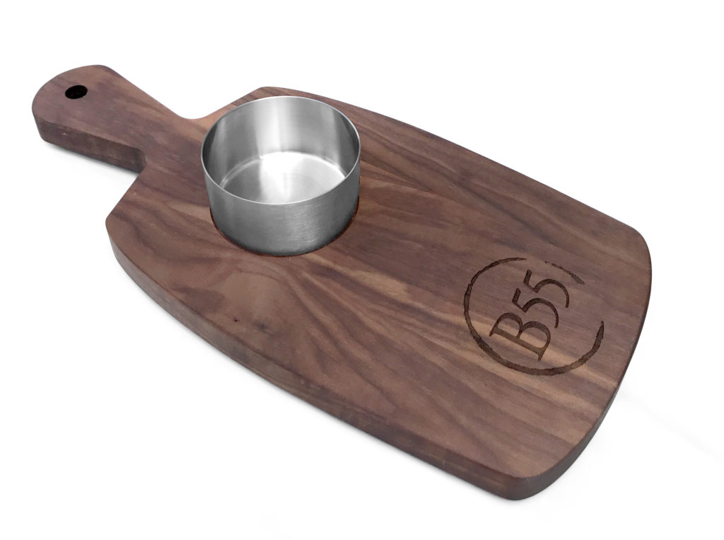 custom solid wood serving